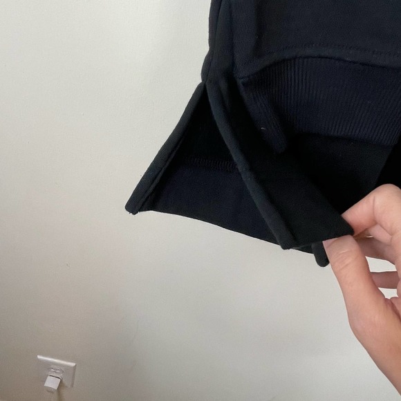 Karen Scott Sport Black Cotton Turtleneck Sweatshirt NWT Plus Size 1X - Picture 5 of 8